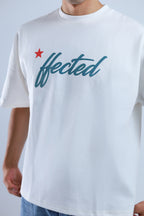 Hected Boxy Tee - Navy / White