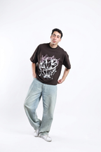 Street Revolt Tee - Brown / Dark Gray