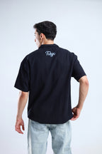 Polo Stars Oversized Tee - Black