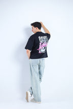Within Boxy Tee - Brown / Black / White / Cyan